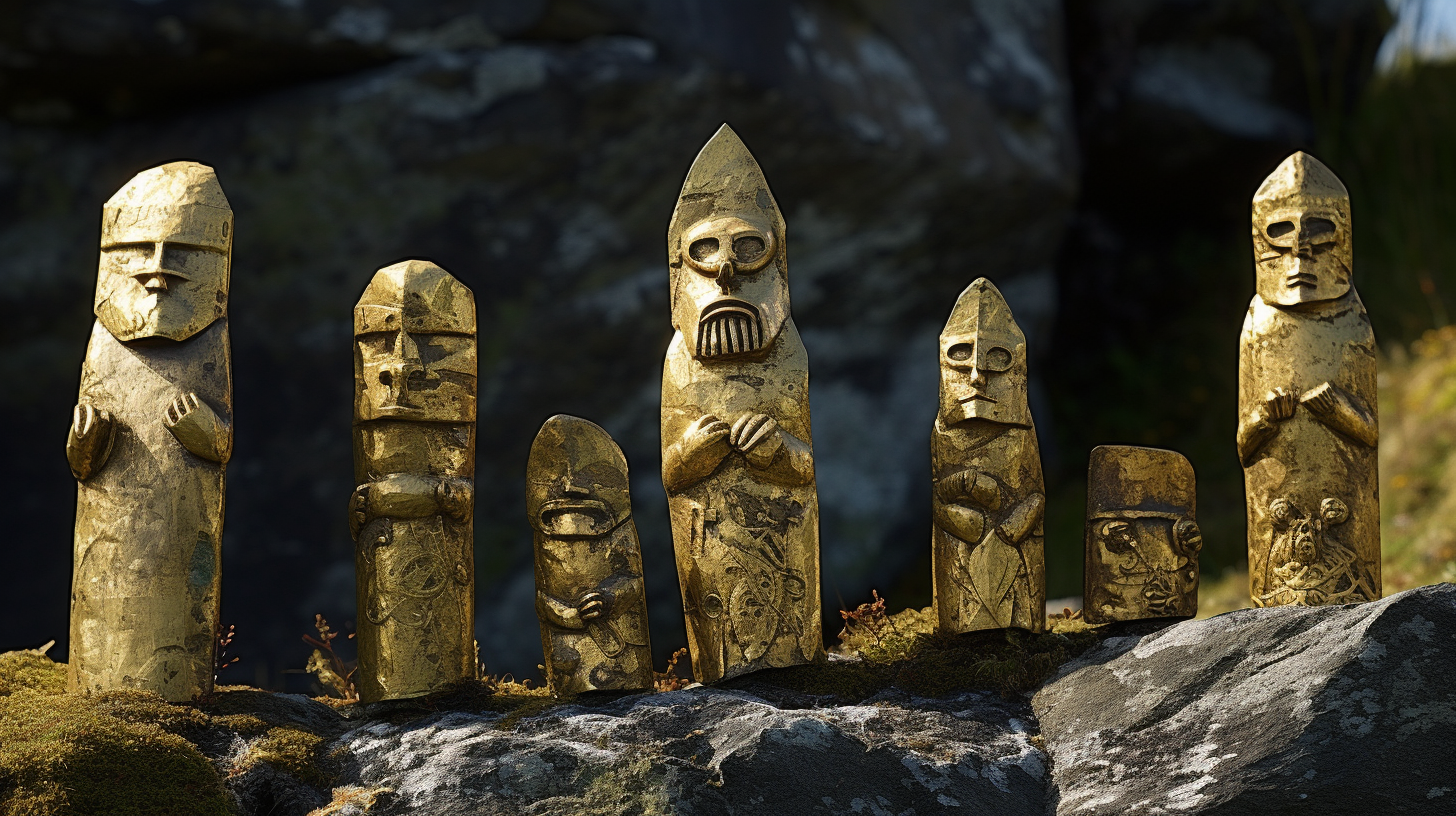 Gullfoliefigurer fra fortiden: Nye funn kaster lys over Norges merovingiske periode