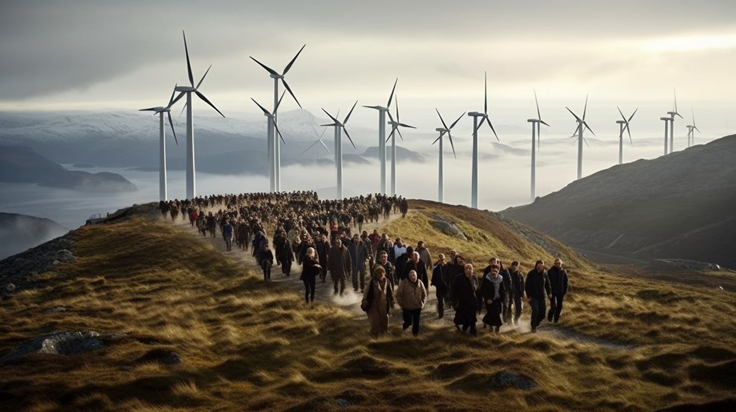 Aktivister i Norge gjenopptar protest mot vindmøllepark på reindriftsland
