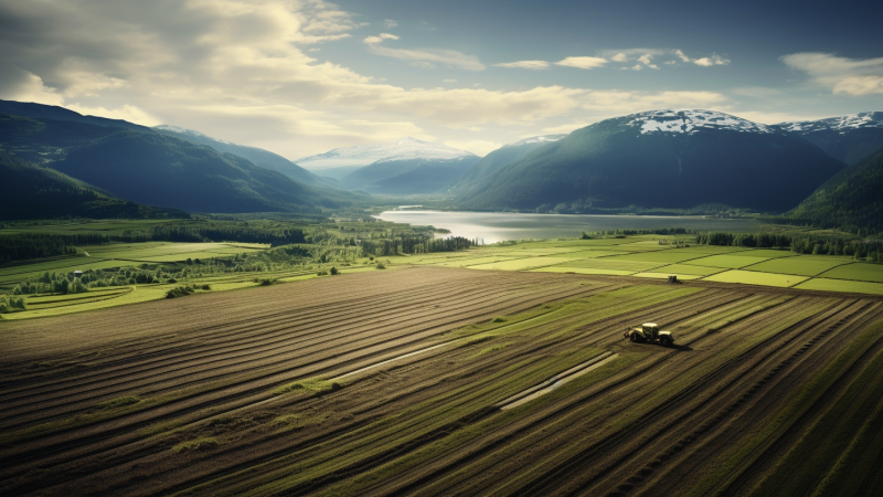 Har Norge mye landbruk?