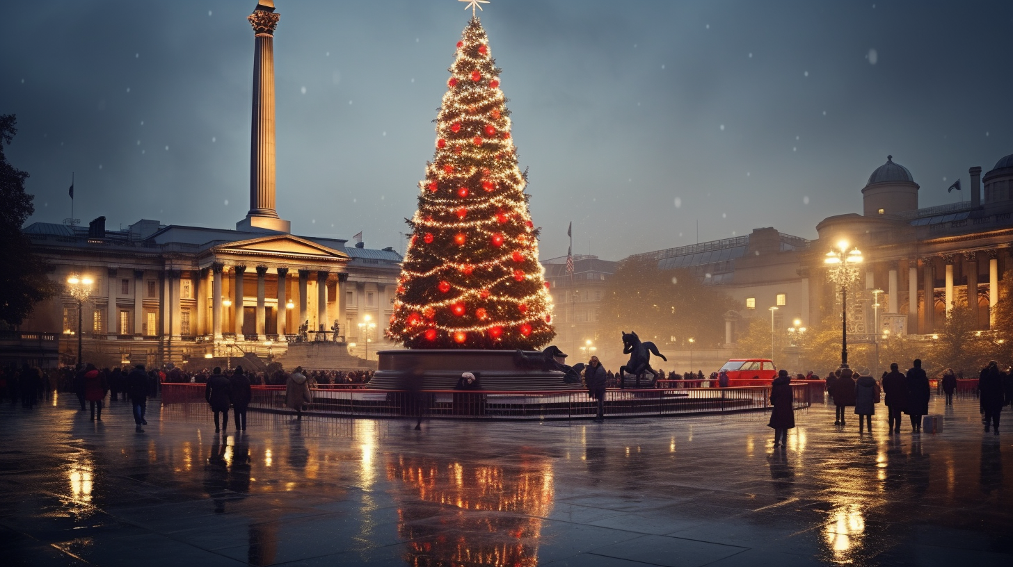 Hva er historien bak juletreet på Trafalgar Square?