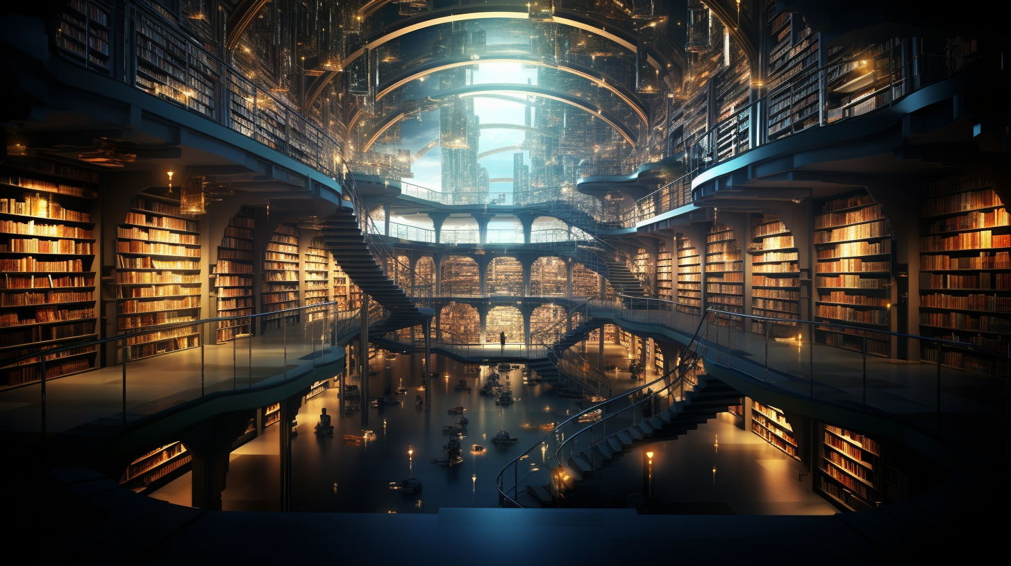 Framtidens Bibliotek: En Hyllest til Menneskehetens Håp og Utholdenhet