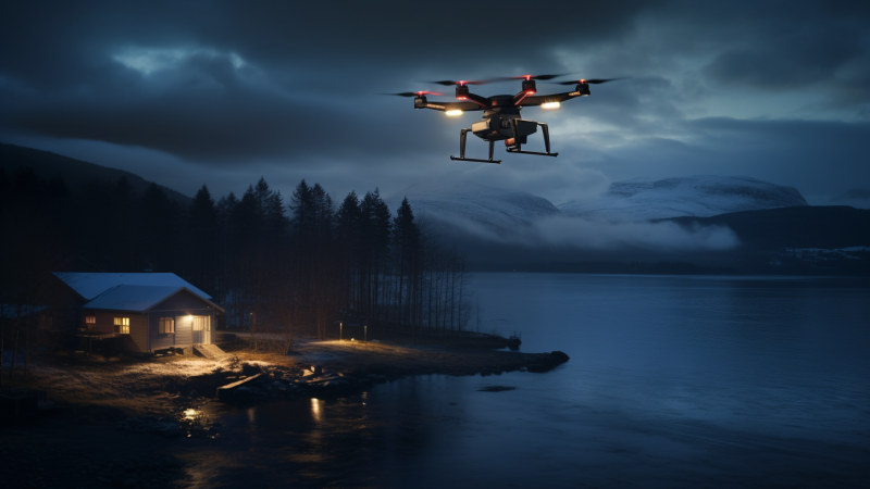 Hvor brukes autonome droner?