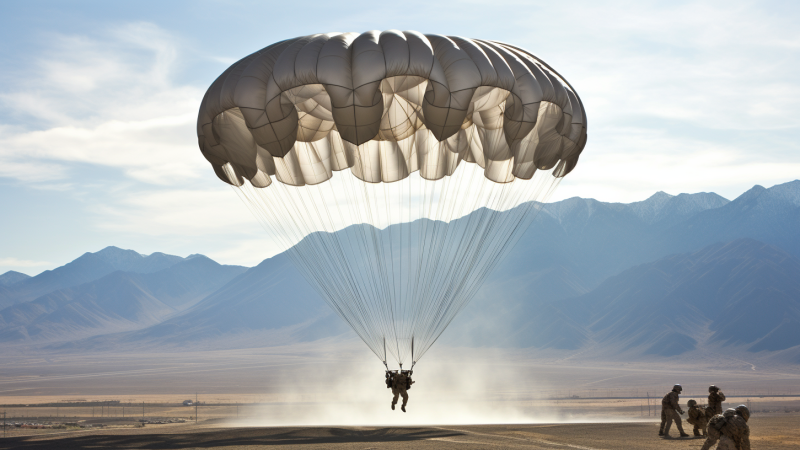 Hvilken fallskjerm bruker den amerikanske hæren?