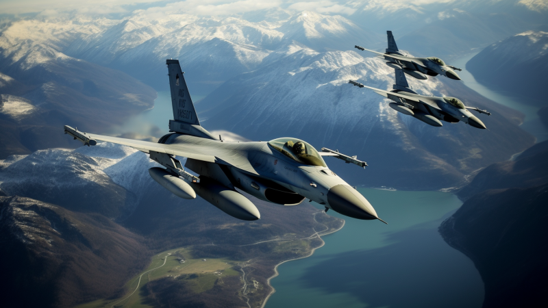 Norge Styrker Ukrainas Forsvar med F-16 Kampfly
