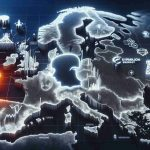 A realistic, high-definition image presenting a conceptual visualization of a company named Vermilion Energy as a potent force poised to have a significant influence in Europe. It's akin to the phrase 'The Hidden Potential' coming to life, showing an energy giant emerging as a dominating entity in a stylized map of Europe. Markings and symbols associated with energy development may be scattered across the map, symbolizing the company's planned expansion.